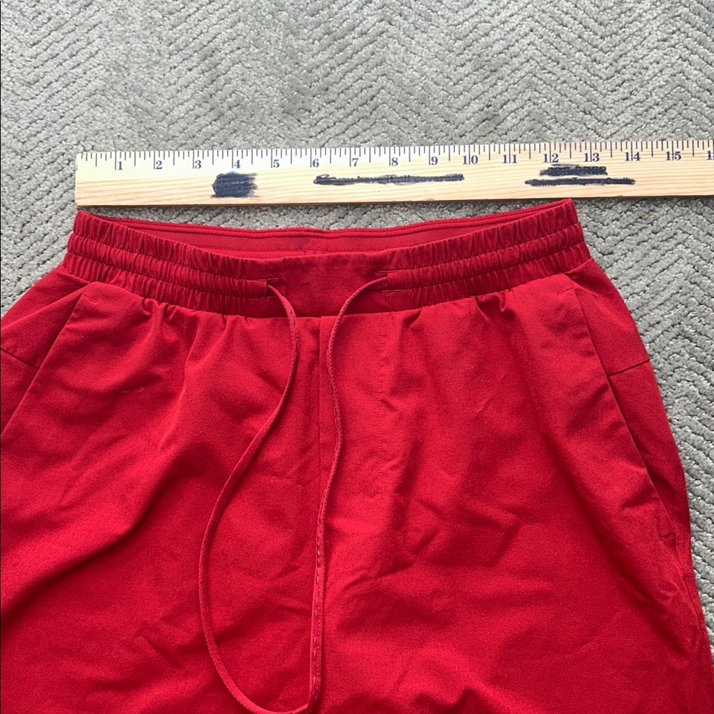 Lululemon Men’s Red Athletic Shorts Size Small Men's Red Casual Shorts - Picture 9 of 11